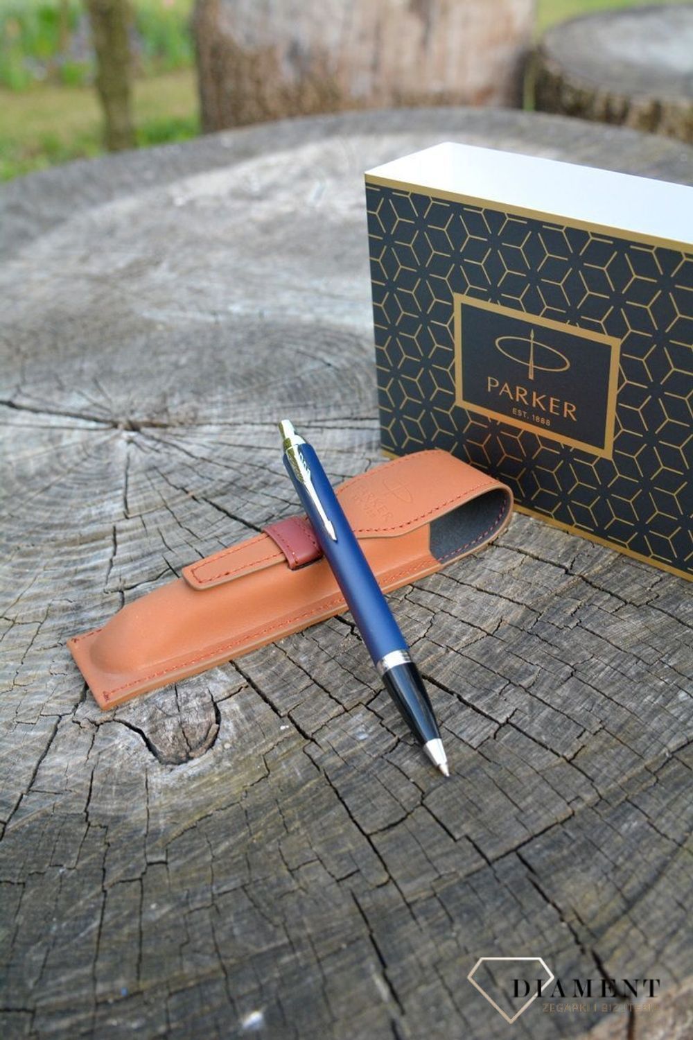 Zestaw prezentowy Parker niebieski długopis z etui gratis Grawer 1931668.  (6).JPG